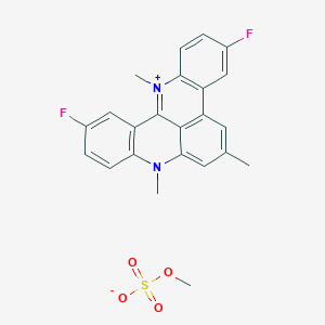 molecular formula C23H20F2N2O4S B1680611 RHPS 4 甲磺酸盐 CAS No. 390362-78-4
