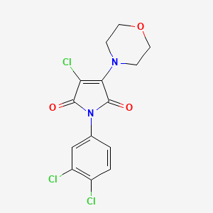 molecular formula C14H11Cl3N2O3 B1680614 (S)-ARI-1 CAS No. 415713-60-9