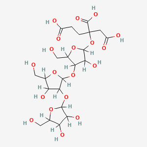molecular formula C22H34O19 B1680619 Triribofuranosylcitrate CAS No. 77752-20-6