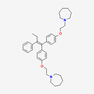 1,1'-[(2-Phenyl-1-buten-1-ylidene)bis(4,1-phenyleneoxy-2,1-ethanediyl)]bis[hexahydro-1H-azepine]