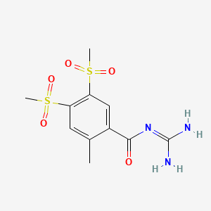 molecular formula C11H15N3O5S2 B1680636 Rimeporide CAS No. 187870-78-6