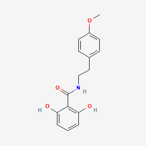 molecular formula C16H17NO4 B1680646 2,6-Dihydroxy-N-(2-(4-methoxyphenyl)ethyl)benzamide CAS No. 112356-54-4