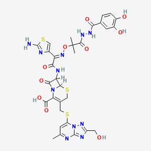 molecular formula C31H31N11O10S3 B1680653 Ro 09-1428 CAS No. 134452-47-4