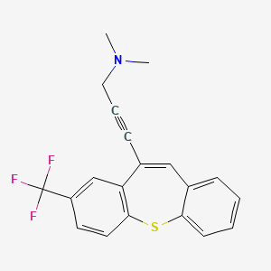 molecular formula C20H17ClF3NS B1680662 RO-11-7330 free base CAS No. 64301-64-0