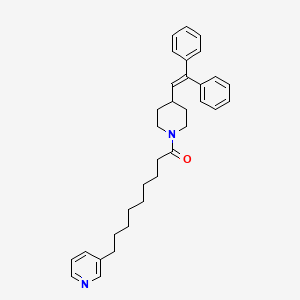 molecular formula C33H40N2O B1680666 Ro 23-7637 CAS No. 107071-66-9