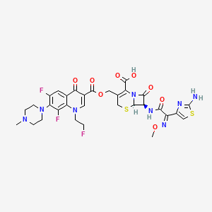 molecular formula C31H31F3N8O8S2 B1680667 Ro-23-9424 CAS No. 115622-58-7
