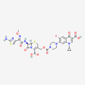 molecular formula C32H31FN8O10S2 B1680669 Ro 24-4383 CAS No. 135312-05-9