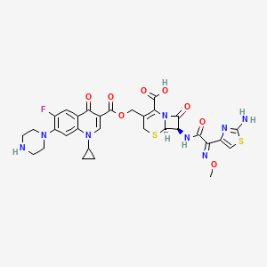 molecular formula C31H31FN8O8S2 B1680671 Ro 24-6392 CAS No. 131149-63-8