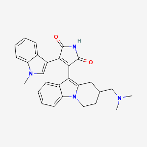 molecular formula C28H28N4O2 B1680676 Ro 31-8830 CAS No. 131848-98-1