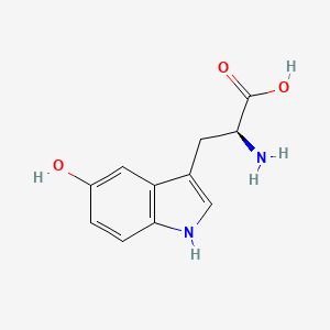 molecular formula C11H12N2O3 B1680678 (S)-2-Amino-3-(5-hydroxy-1H-indol-3-yl)propanoic acid hydrochloride CAS No. 17469-40-8