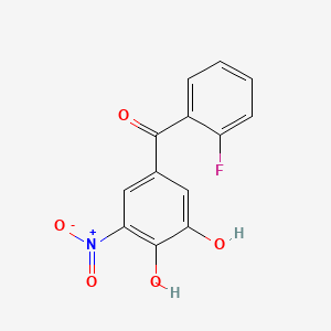 molecular formula C13H8FNO5 B1680681 Ro 41-0960 CAS No. 125628-97-9