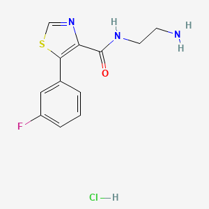 molecular formula C12H13ClFN3OS B1680683 RO-41-1049 hydrochloride CAS No. 127917-66-2