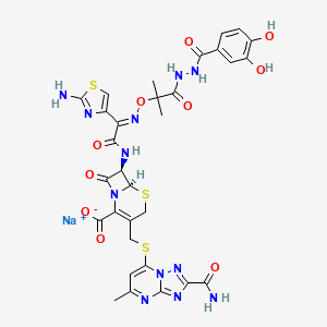 molecular formula C31H29N12NaO10S3 B1680684 Ro 41-1879 CAS No. 141916-35-0