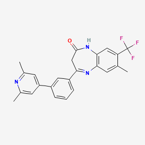 molecular formula C24H20F3N3O B1680687 Ro4491533 CAS No. 579482-31-8