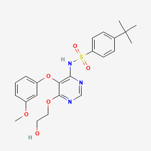 molecular formula C23H27N3O6S B1680688 Ro 46-2005 CAS No. 150725-87-4