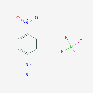 molecular formula C6H4BF4N3O2 B016807 4-Nitrobenzenediazonium tetrafluoroborate CAS No. 456-27-9