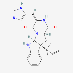 molecular formula C22H23N5O2 B1680720 Roquefortine C CAS No. 58735-64-1