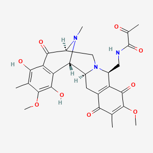 molecular formula C28H31N3O9 B1680729 Saframycin D CAS No. 66082-30-2
