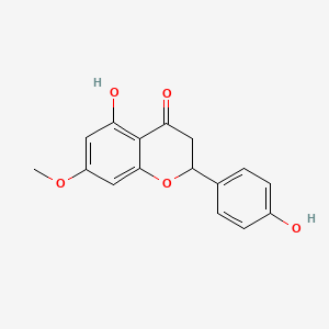 molecular formula C16H14O5 B1680741 (RS)-Sakuranetin CAS No. 2957-21-3