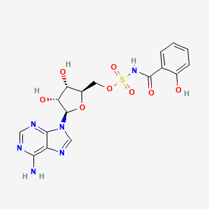 molecular formula C17H18N6O8S B1680750 Salicyl-AMS CAS No. 863238-55-5