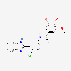 molecular formula C23H20ClN3O4 B1680766 Methoxy-SANT-2 CAS No. 496793-78-3