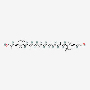 molecular formula C50H72O2 B1680773 Sarcinaxanthin CAS No. 11031-47-3