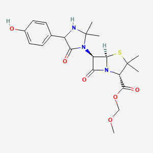 molecular formula C21H27N3O6S B1680774 Sarmoxicillin CAS No. 67337-44-4