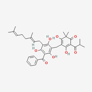 molecular formula C36H42O8 B1680779 Sarothralin G CAS No. 130756-15-9