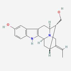 molecular formula C19H22N2O2 B1680780 Sarpagine CAS No. 482-68-8