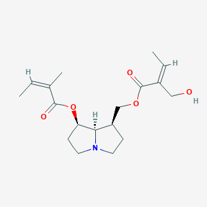 molecular formula C18H27NO5 B1680782 Sarracine CAS No. 2492-09-3