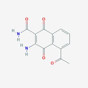 molecular formula C13H10N2O4 B1680784 Sarubicin B CAS No. 84745-01-7