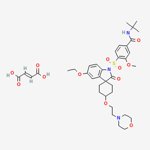 molecular formula C37H49N3O12S B1680786 Satavaptan fumarate CAS No. 185913-79-5