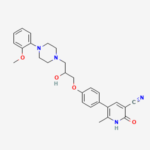 molecular formula C27H30N4O4 B1680787 Saterinone CAS No. 102669-89-6