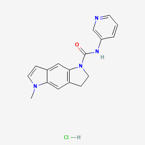 molecular formula C17H17ClN4O B1680796 SB 206553 hydrochloride CAS No. 1197334-04-5
