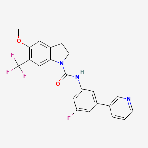 molecular formula C22H17F4N3O2 B1680812 SB228357 CAS No. 181629-93-6