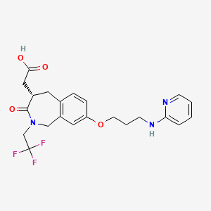 molecular formula C22H24F3N3O4 B1680821 SB-267268 CAS No. 205678-26-8
