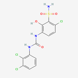 molecular formula C13H10Cl3N3O4S B1680829 SB-332235 CAS No. 276702-15-9