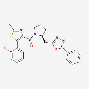 molecular formula C24H21FN4O2S B1680843 SB-674042 CAS No. 483313-22-0