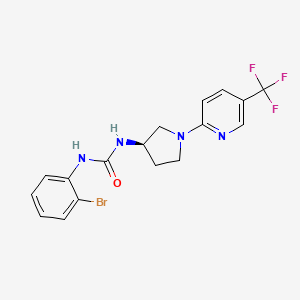 molecular formula C17H16BrF3N4O B1680844 SB-705498 CAS No. 501951-42-4