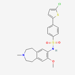 molecular formula C22H23ClN2O3S2 B1680847 SB-737050A CAS No. 583045-76-5