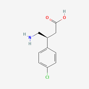 molecular formula C10H12ClNO2 B1680851 (S)-4-Amino-3-(4-chlorophenyl)butanoic acid CAS No. 66514-99-6