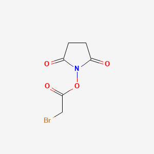 molecular formula C6H6BrNO4 B1680852 N-琥珀酰亚胺溴乙酸酯 CAS No. 42014-51-7