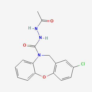 N'-acetyl-3-chloro-6H-benzo[b][1,4]benzoxazepine-5-carbohydrazide
