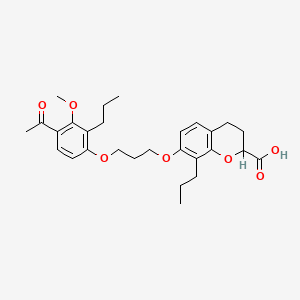 molecular formula C28H36O7 B1680867 BioMed 101 CAS No. 120072-59-5