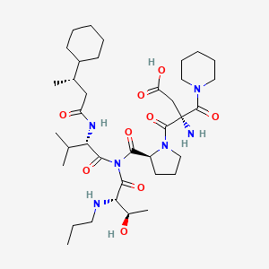 molecular formula C37H62N6O9 B1680879 SC-67655 CAS No. 182134-00-5