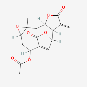 molecular formula C17H18O7 B1680890 Scandenolide CAS No. 23758-16-9