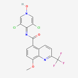 molecular formula C17H10Cl2F3N3O3 B1680899 SCH 351591 CAS No. 444659-43-2