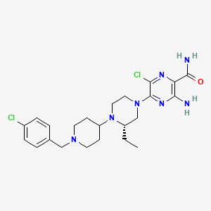 molecular formula C23H31Cl2N7O B1680914 (R)-SCH 546738 CAS No. 906805-42-3