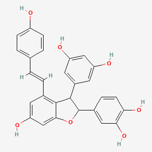 molecular formula C28H22O7 B1680926 Scirpusin A CAS No. 69297-51-4