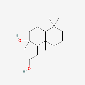 molecular formula C16H30O2 B1680927 Sclareol glycol CAS No. 55881-96-4